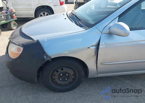 2007 Kia Spectra Lx из США, поврежденный, VIN KNAFE121175389331